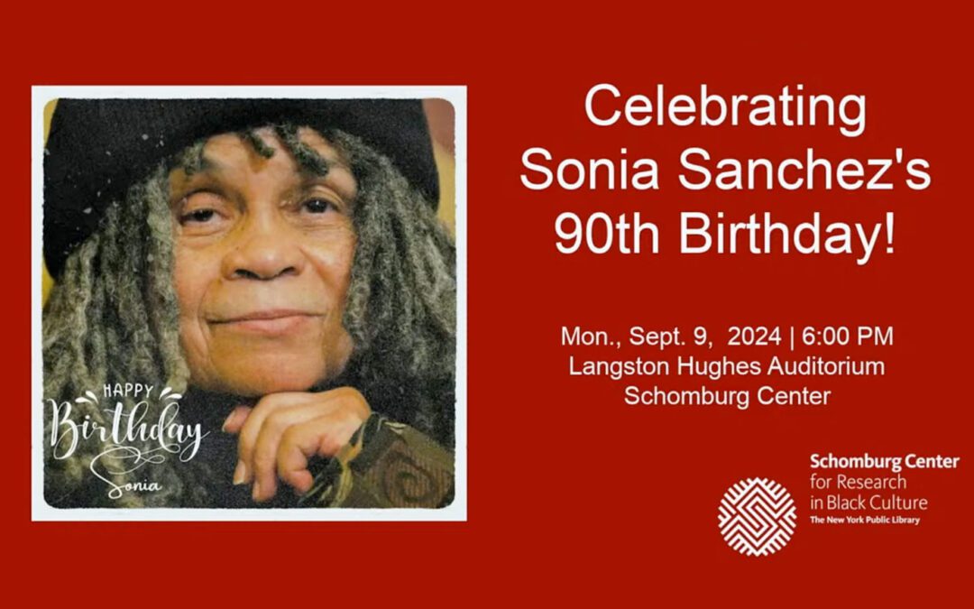 Celebration of American Poet Sonia Sanchez